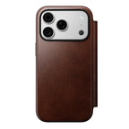 Leather Folio Modern Horween iPhone 18 Pro / 17 Pro Rustic Brown