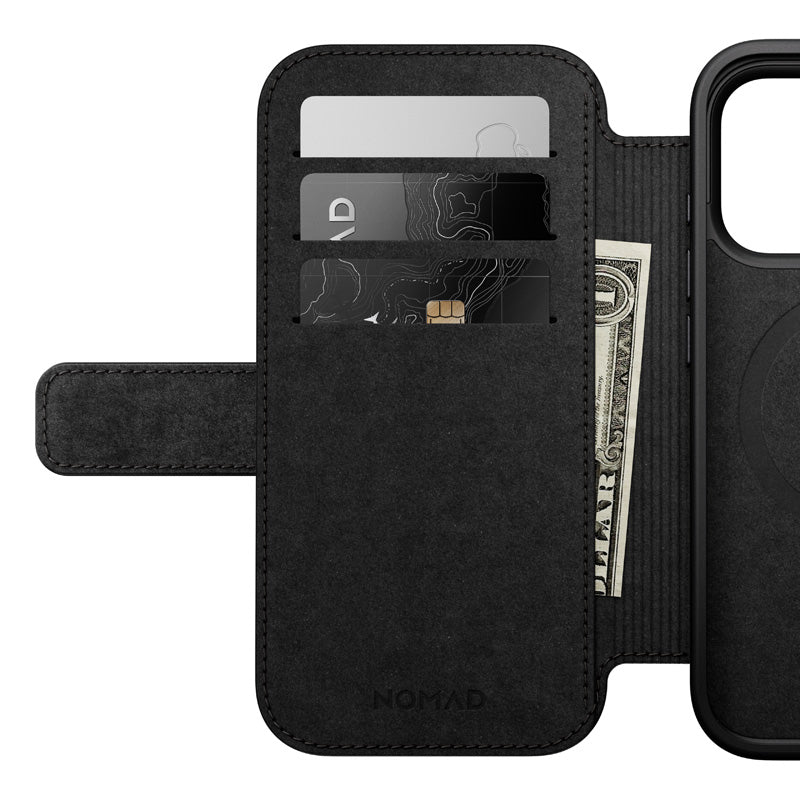 Modern Leather Folio iPhone 18 Pro Rustic Brown