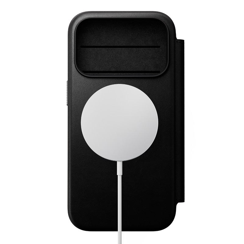 Modern Leather Folio iPhone 18 Pro Black