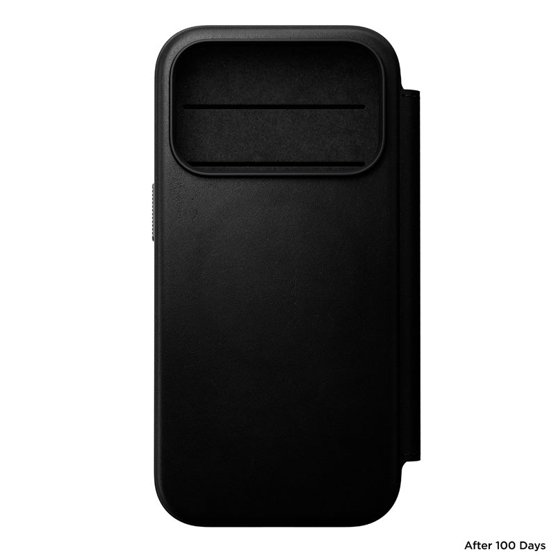 Modern Leather Folio iPhone 18 Pro Black