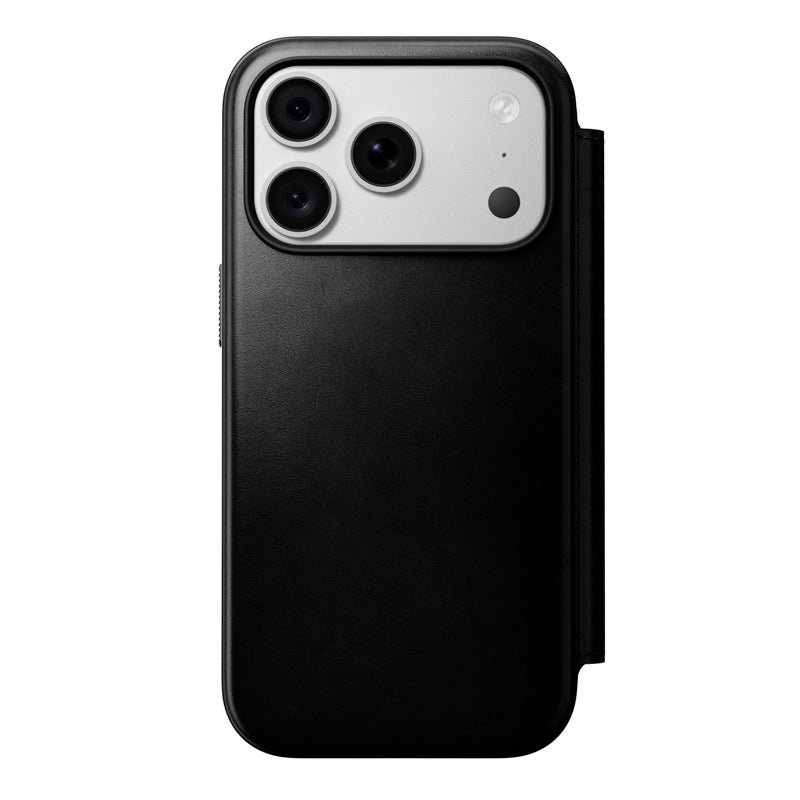 Leather Folio Modern Horween iPhone 18 Pro / 17 Pro Black
