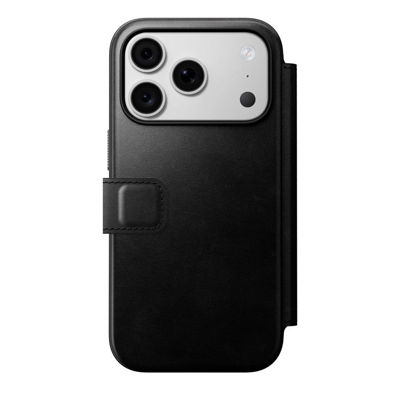 Leather Folio Modern Horween iPhone 18 Pro / 17 Pro Black