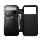Leather Folio Modern Horween iPhone 18 Pro / 17 Pro Black