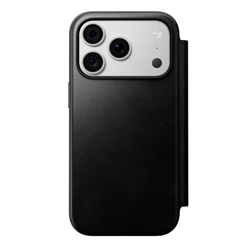 Leather Folio Modern Horween iPhone 18 Pro / 17 Pro Black