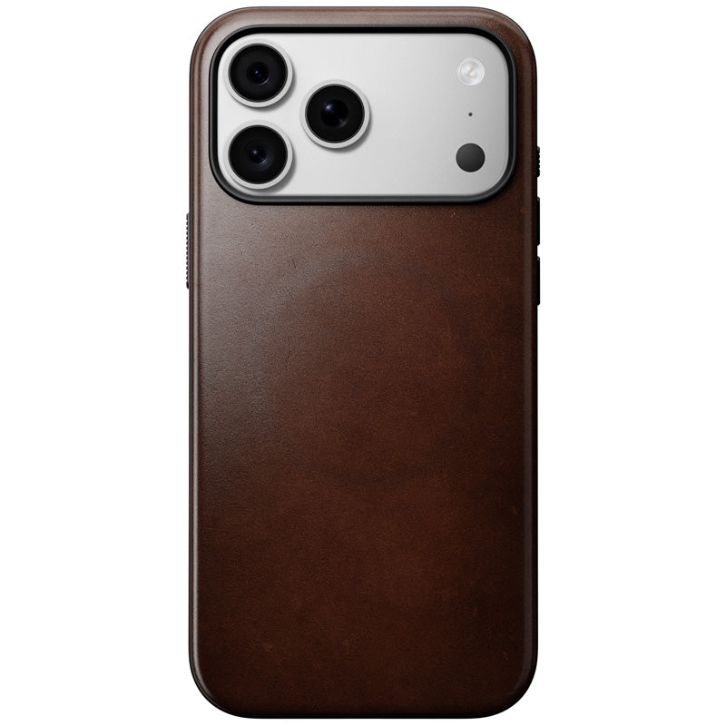 Modern Horween Leather Case iPhone 18 Pro Max / 17 Pro Max Rustic Brown