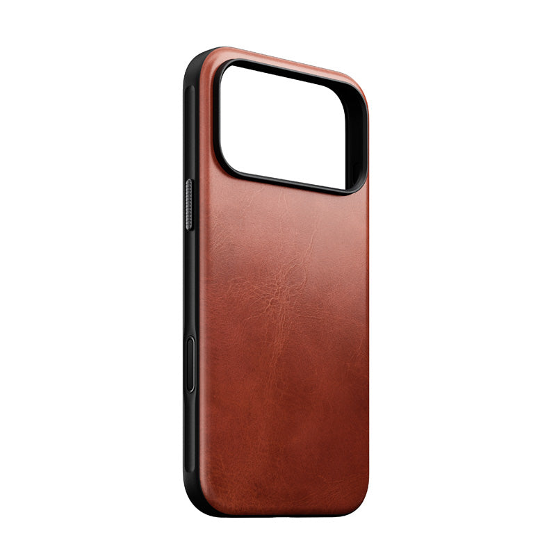 Modern Horween Leather Case iPhone 18 Pro Max / 17 Pro Max Olde Dublin