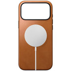 Modern Leather Case iPhone 18 Pro Max English Tan