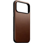 Modern Leather Case iPhone 18 Pro Max Rustic Brown