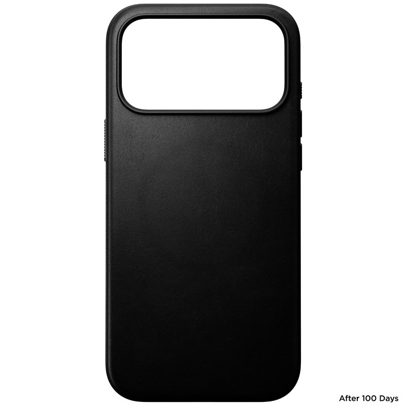 Modern Leather Case iPhone 18 Pro Max Black