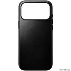 Modern Horween Leather Case 18 Pro Max Black