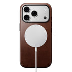 Modern Horween Leather Case iPhone 18 Pro / 17 Pro Rustic Brown