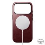 Modern Horween Leather Case 18 Pro Burgundy