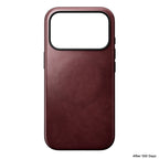 Modern Horween Leather Case 18 Pro Burgundy