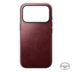 Modern Horween Leather Case 18 Pro Burgundy