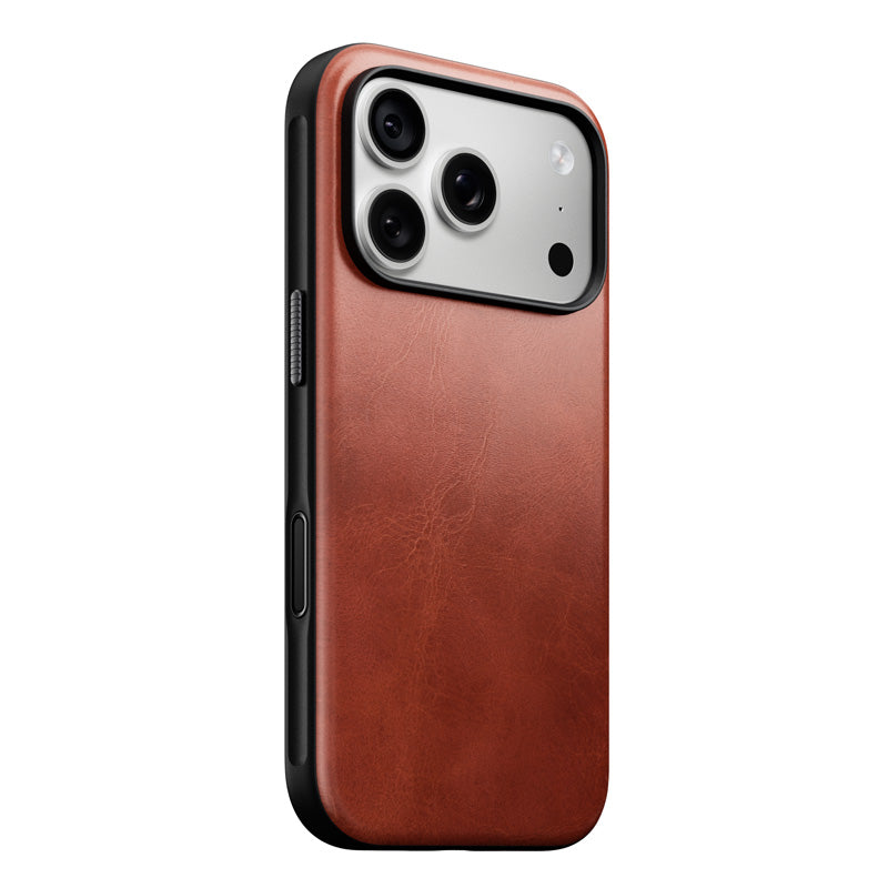 Modern Horween Leather Case iPhone 18 Pro / iPhone 17 Pro Olde Dublin