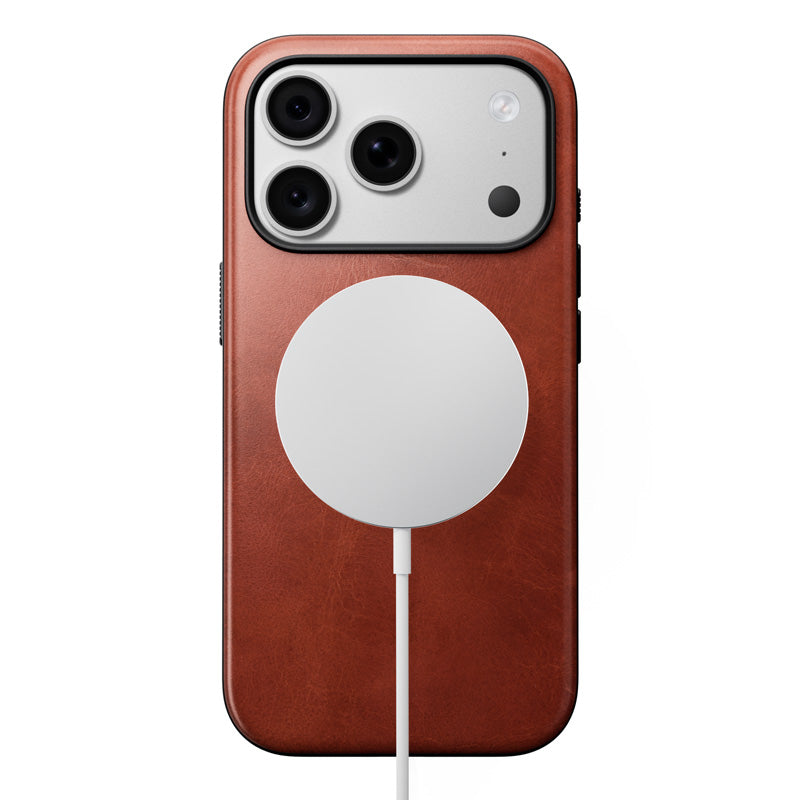 Modern Horween Leather Case iPhone 18 Pro / iPhone 17 Pro Olde Dublin