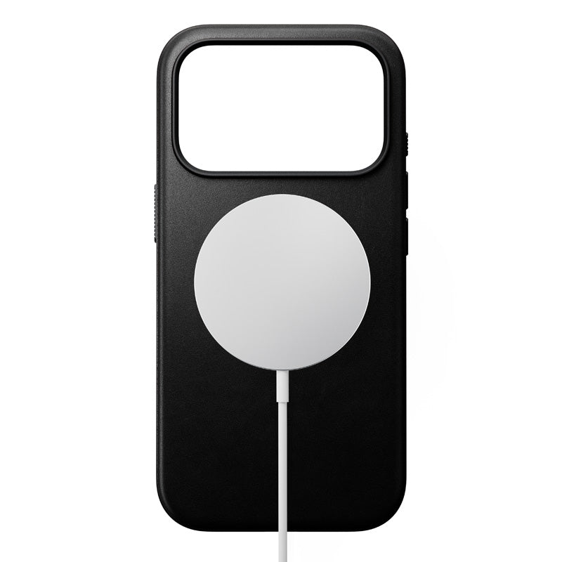 Modern Leather Case iPhone 18 Pro Black
