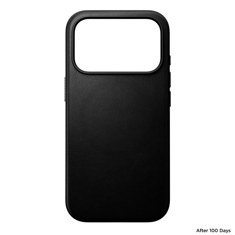 Modern Leather Case iPhone 18 Pro Black