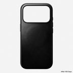 Modern Horween Leather Case 18 Pro Black