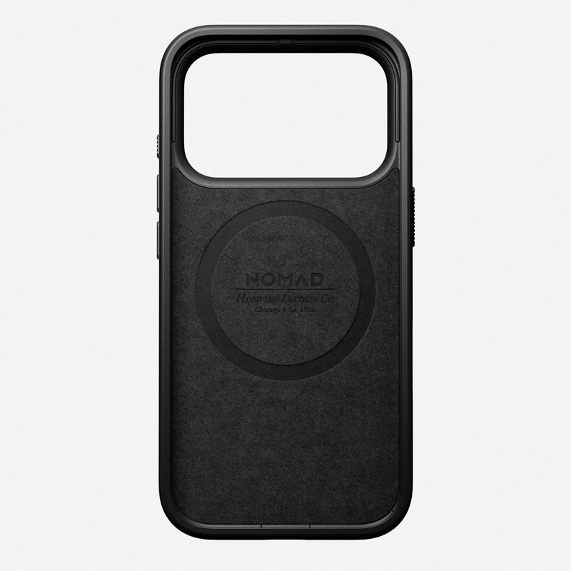 Modern Horween Leather Case 18 Pro Black