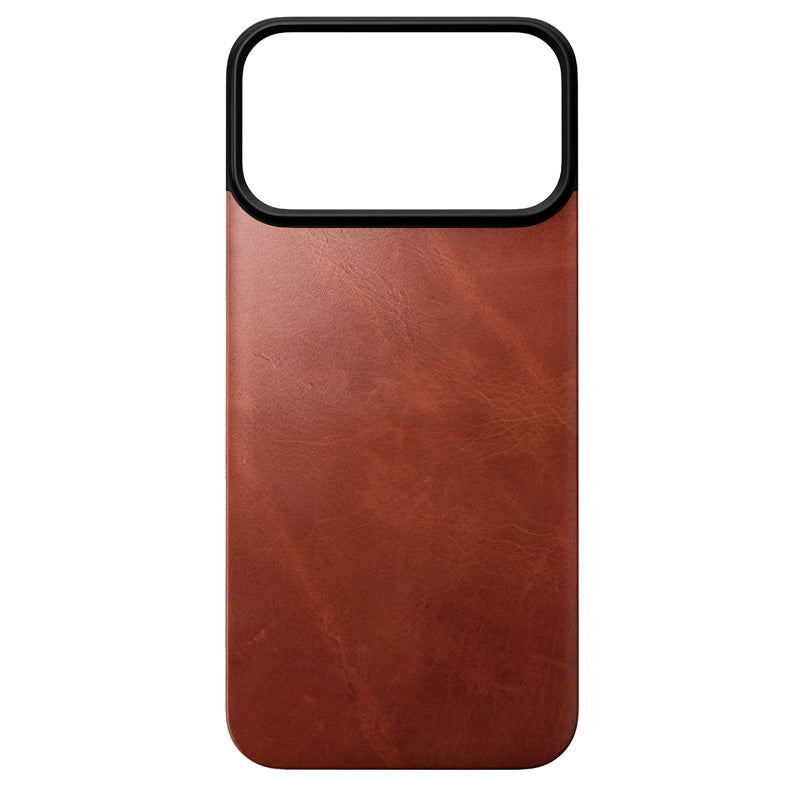 Magnetic Leather Back case Horween iPhone 18 Pro Max Olde Dublin
