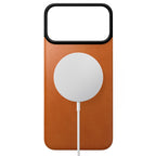 Magnetic Leather Back case Horween iPhone 18 Pro Max Saddle