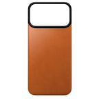 Magnetic Leather Back case Horween iPhone 18 Pro Max Saddle