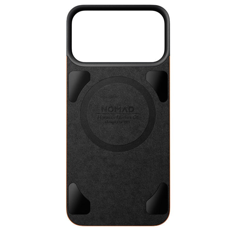Magnetic Leather Back case Horween iPhone 18 Pro Max Saddle