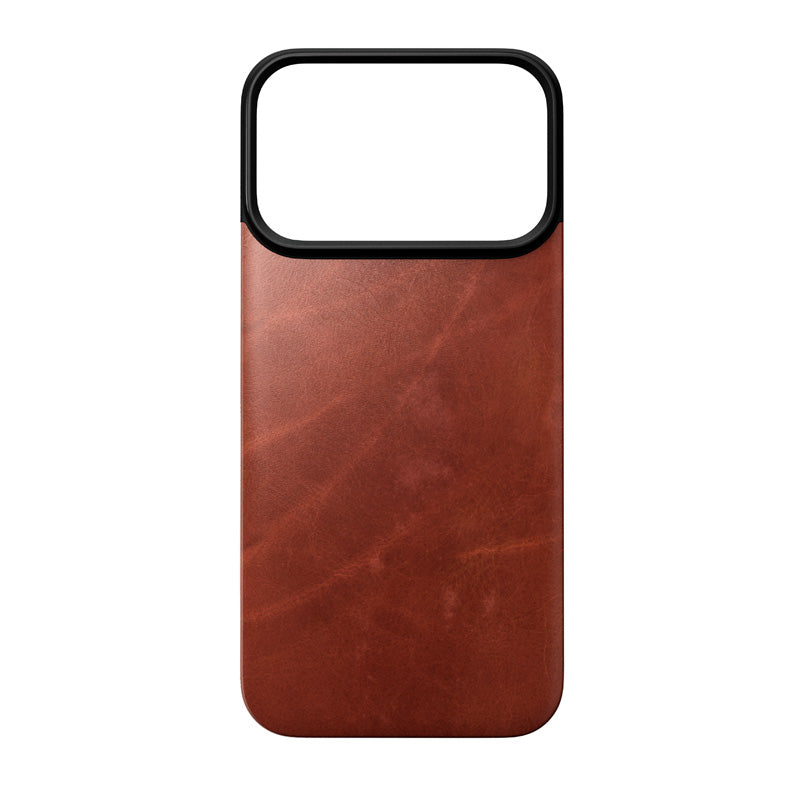 Magnetic Leather Back case Horween iPhone 18 Pro Olde Dublin