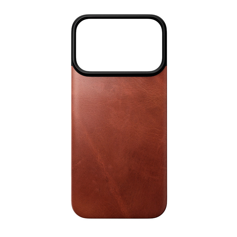 Magnetic Leather Back case Horween iPhone 18 Pro Olde Dublin