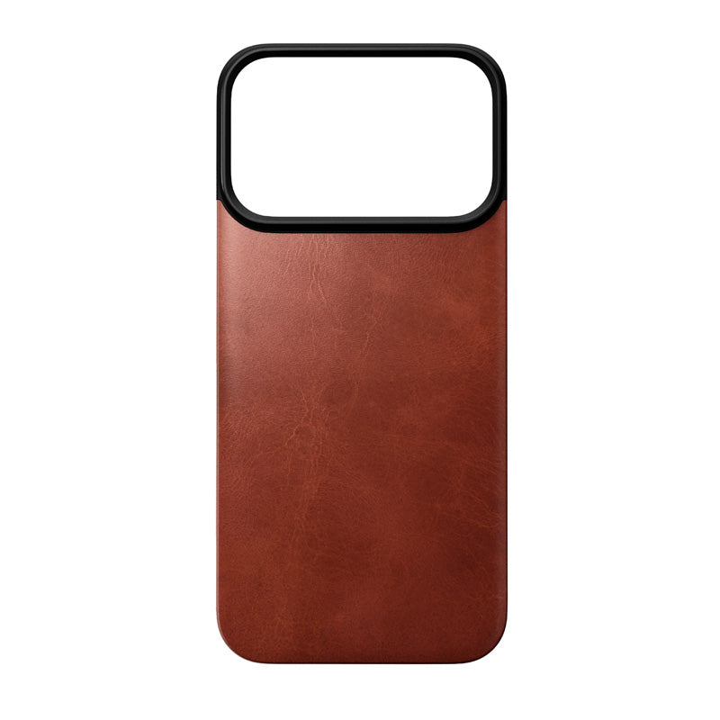Magnetic Leather Back case Horween iPhone 18 Pro Olde Dublin