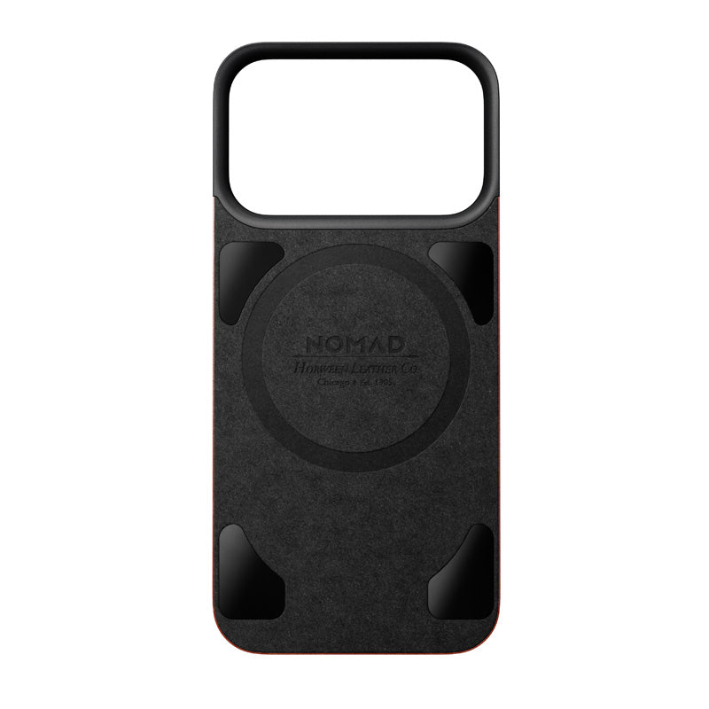 Magnetic Leather Back case Horween iPhone 18 Pro Olde Dublin