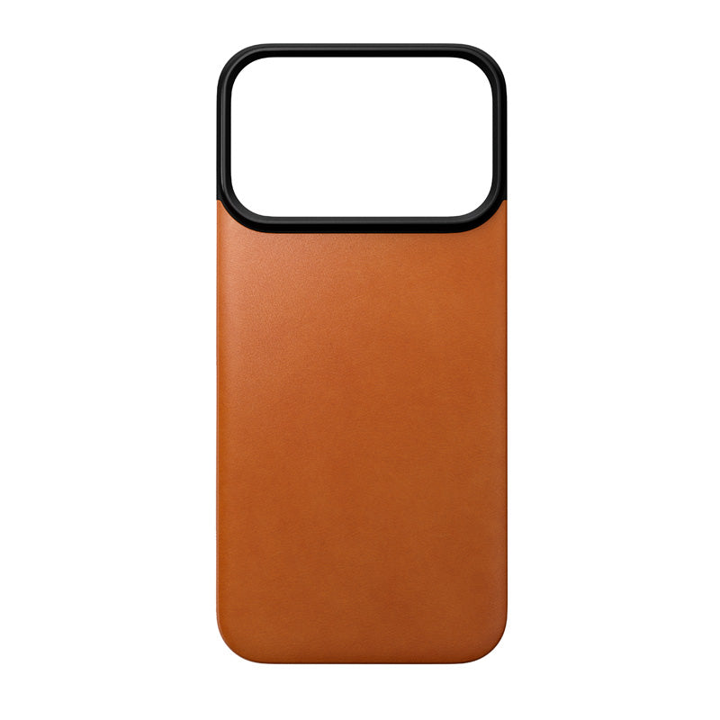 Magnetic Leather Back case Horween iPhone 18 Pro Saddle