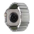 Stratos Band 49mn Natural Titanium/Forest Green FKM