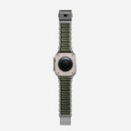 Stratos Band 49mn Natural Titanium/Forest Green FKM