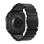 Stratos Band 49mn Black Titanium/Forest Green FKM