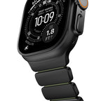 Stratos Band 49mn Black Titanium/Forest Green FKM