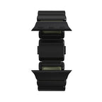 Stratos Band 49mn Black Titanium/Forest Green FKM