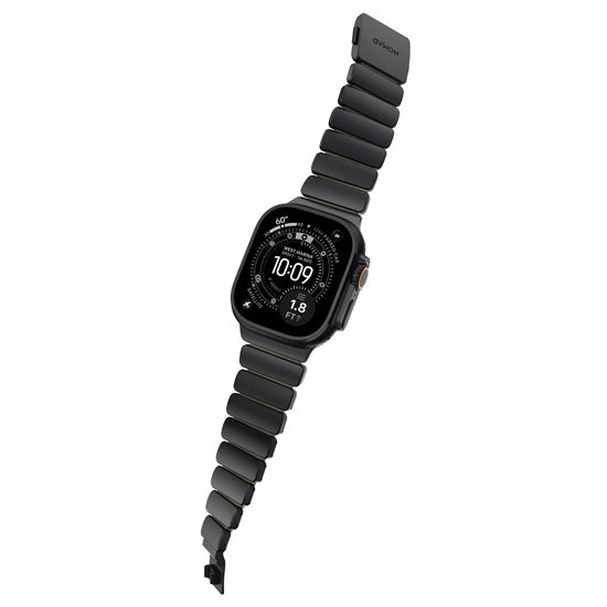 Stratos Band 49mn Black Titanium/Forest Green FKM