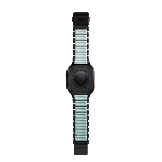 Stratos Band 49mm Black Titanium/Icy Blue Glow KFM