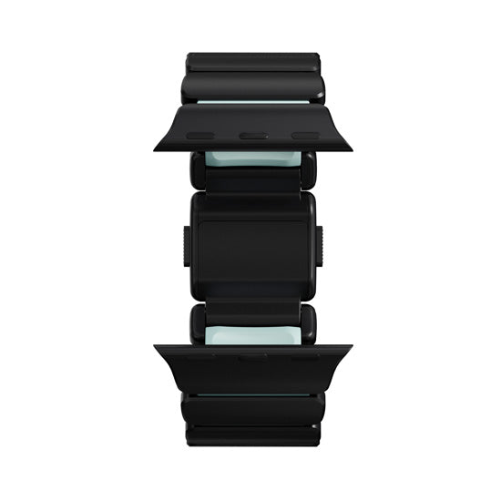Stratos Band 49mm Black Titanium/Icy Blue Glow KFM