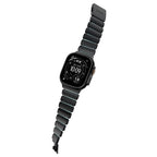 Stratos Band 49mm Black Titanium/Icy Blue Glow KFM