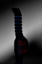 Stratos Band 49mm Black Titanium/Icy Blue Glow KFM