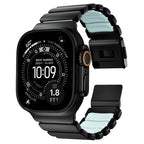Stratos Band 49mm Black Titanium/Icy Blue Glow KFM