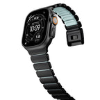 Stratos Band 49mm Black Titanium/Icy Blue Glow KFM