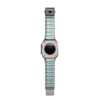 Stratos Band 49mm Natural Titanium/Icy Blue Glow KFM