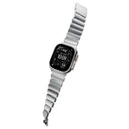 Stratos Band 49mm Natural Titanium/Icy Blue Glow KFM