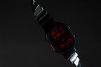 Stratos Band 49mm Natural Titanium/Icy Blue Glow KFM