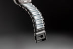 Stratos Band 49mm Natural Titanium/Icy Blue Glow KFM