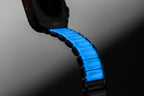 Stratos Band 49mm Natural Titanium/Icy Blue Glow KFM